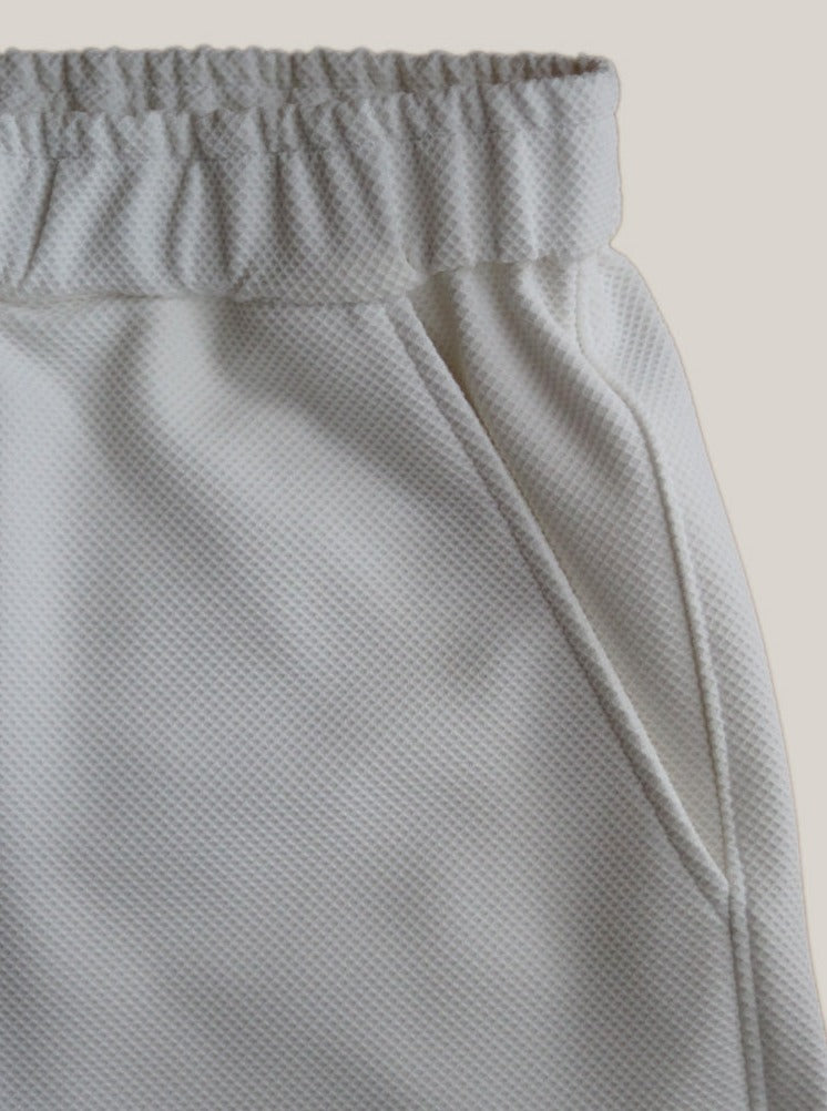 UVBee Beekeeping pants shown laid flat. Pocket detail.